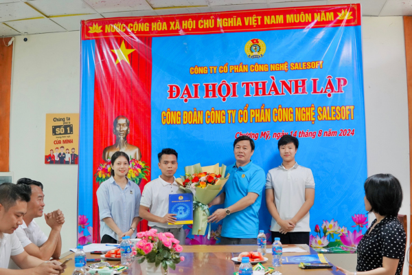Đại hội thành lập Công đoàn cơ sở Công ty CP Công nghệ Salesoft